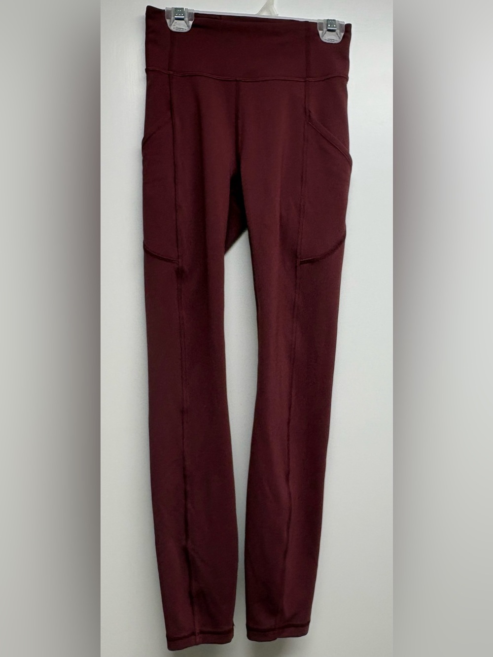 Lululemon Align HR Pocket Leggings Red Merlot Burgundy Size 2 W5CQFS